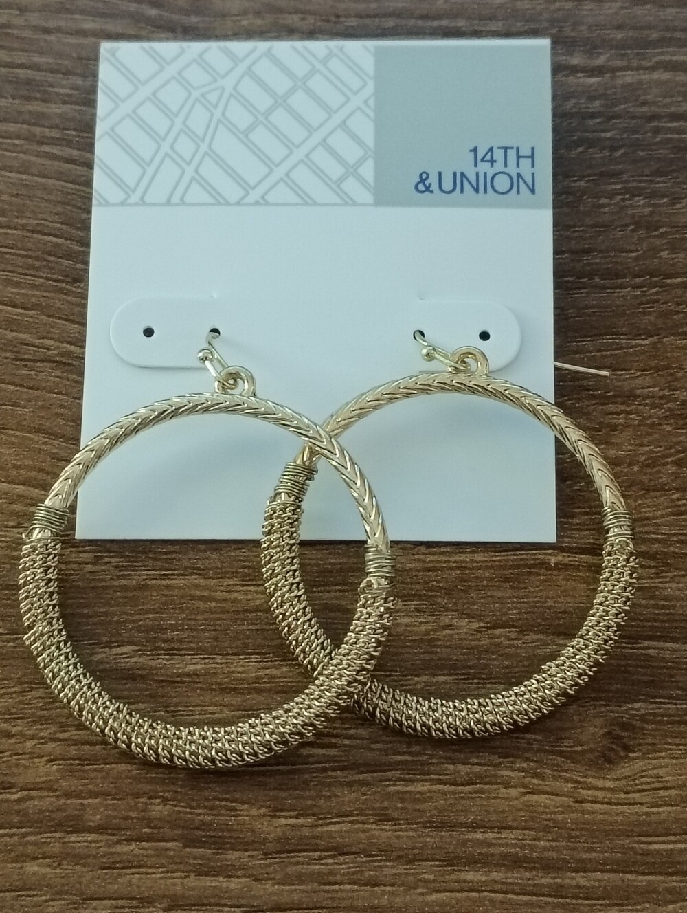 gold textured hoop earrings nordstrom braided round dangle drop fashion jewelry